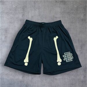 Eric Emannuel EE Basic Bone Black Shorts Size M